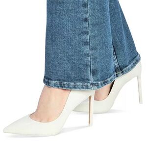 Aldo White Pointed-Toe Stiletto Pumps